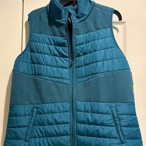 Tek Gear Dark Green Quilted Vest